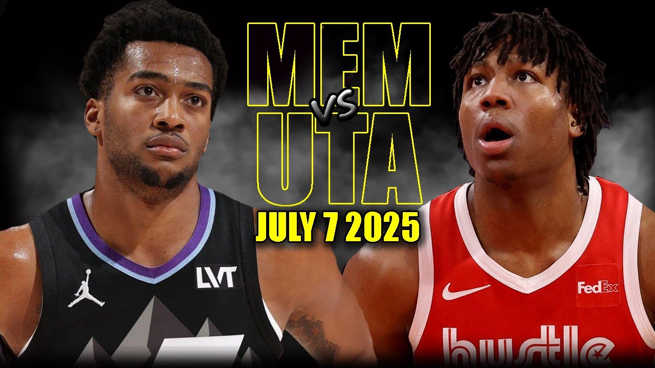 Utah Jazz vs Memphis Grizzlies Full Game Highlights - July 7, 2025 | NBA Summer League California
