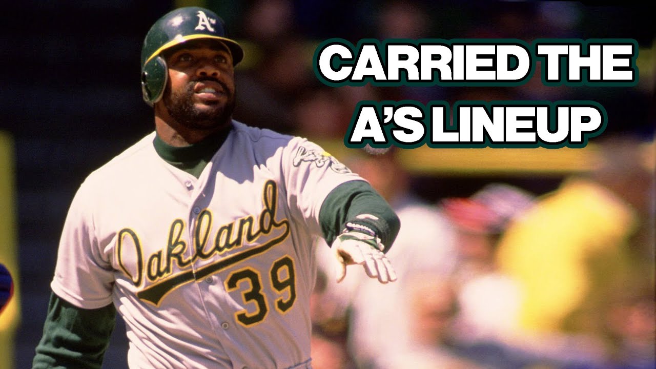 How Dave Parker Saved the 1989 Oakland Athletics