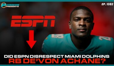 ESPN Just DISRESPECTED Miami Dolphins RB De’Von Achane?!