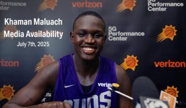 Khaman Maluach talks Summer League and NBA Draft | Phoenix Suns Media Availability