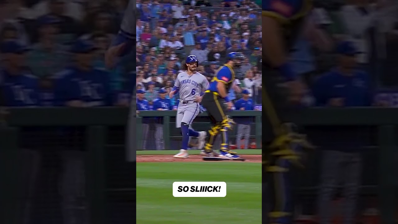 THIS BOBBY WITT SLIDE 🤯 #slide #bobbywitt #royals #baseball