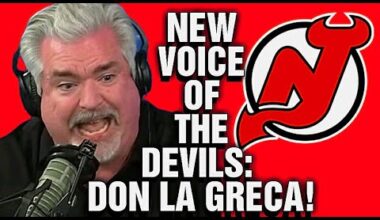 Don La Greca Is The New Play By Play Announcer For the NJ Devils Replacing Bill Spaulding!