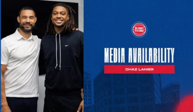 Chaz Lanier Introductory Press Conference | PistonsTV