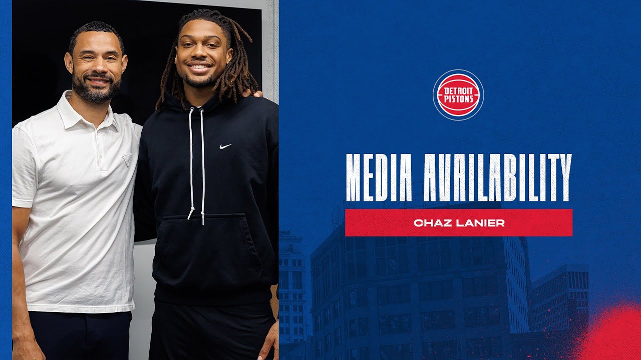 Chaz Lanier Introductory Press Conference | PistonsTV