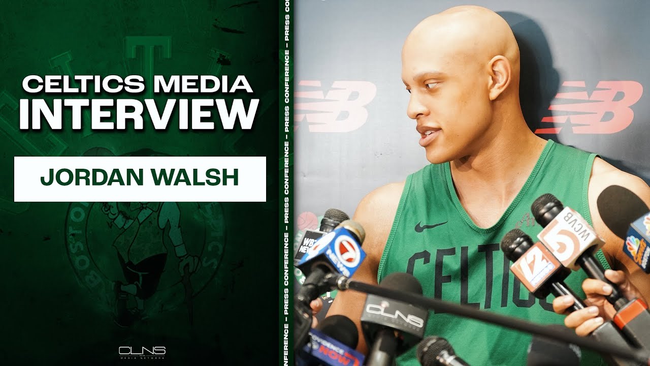 Jordan Walsh: Celtics Fans Will LOVE Hugo Gonzalez | Practice Interview