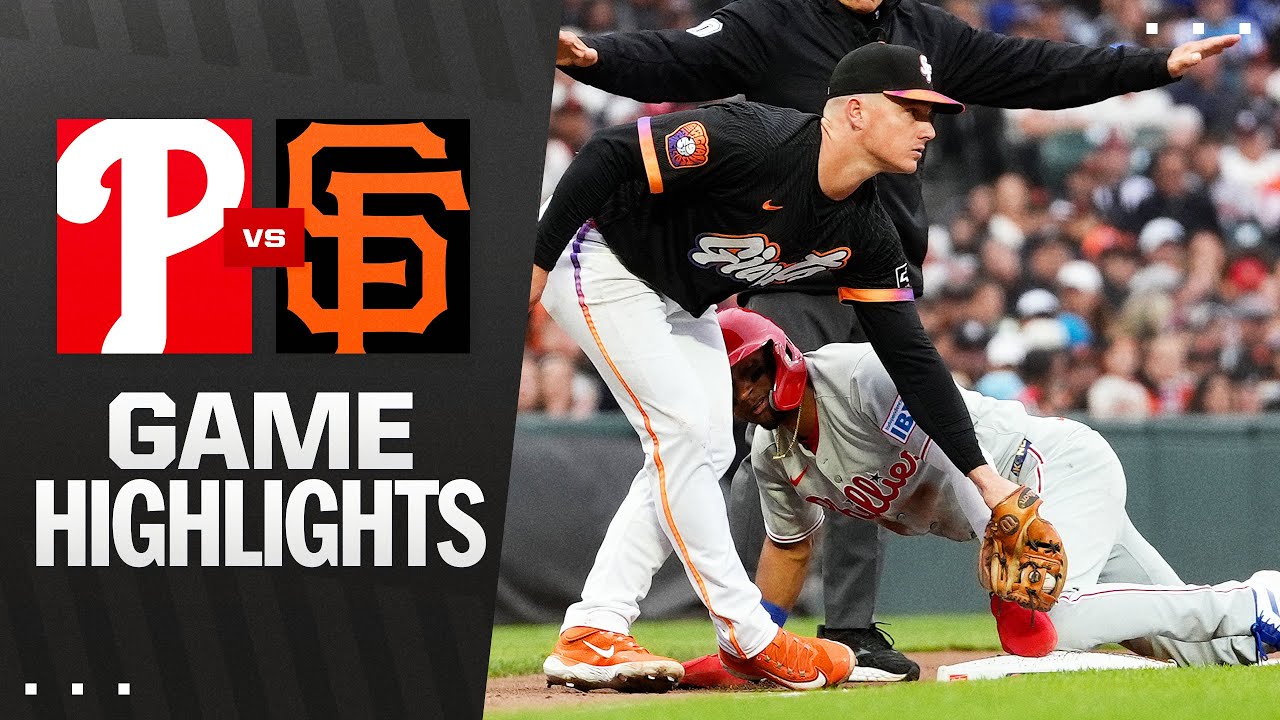 Phillies vs. Giants Game Highlights (7/8/25) | MLB Highlights