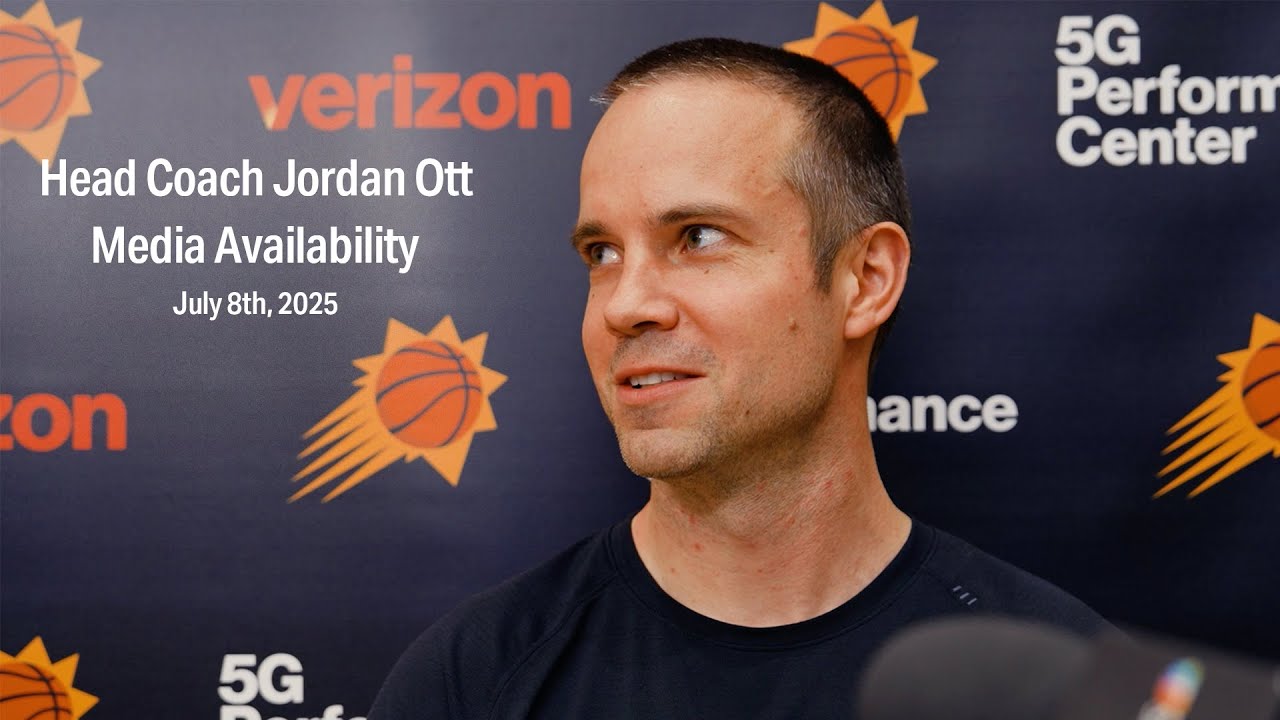 Head Coach Jordan Ott talks Offseason, Rookies, & Summer League | Phoenix Suns Media Availability