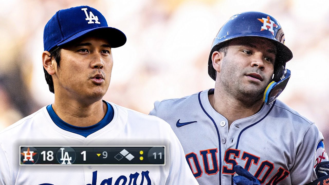 Astros EXPLODE for 18 Runs vs Dodgers 😮 EVERY SINGLE RUN! | MLB Highlights