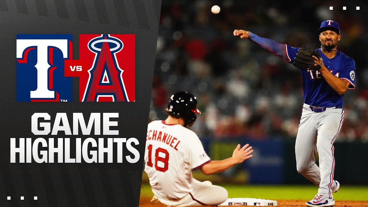 Rangers vs. Angels Game Highlights (7/8/25) | MLB Highlights