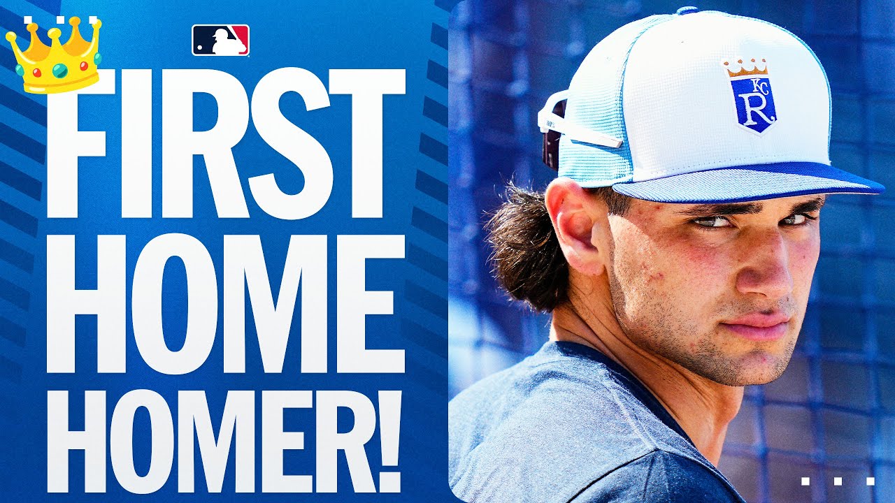 Jac Caglianone's first home run at Kauffman Stadium! 👑