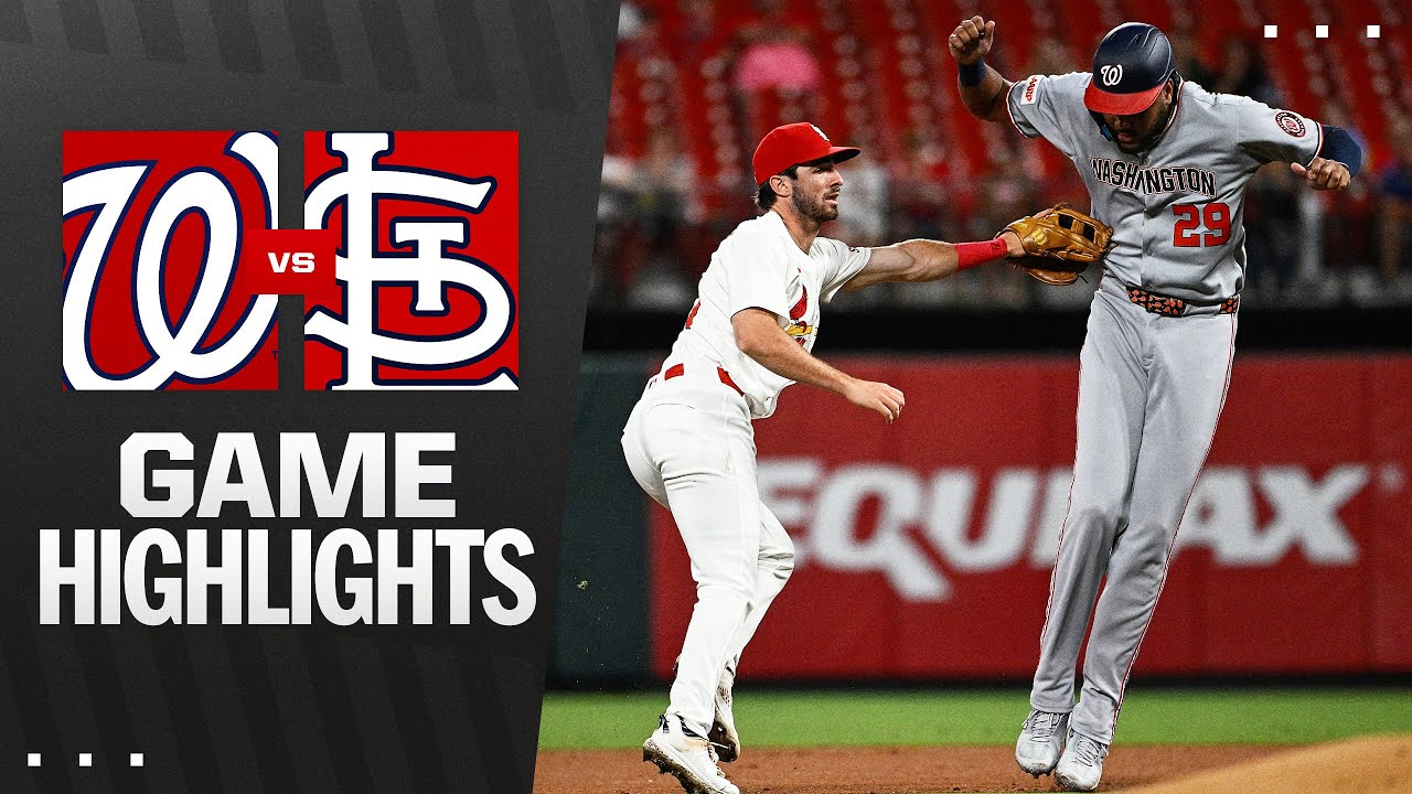 Nationals vs. Cardinals Game Highlights (7/8/25) | MLB Highlights