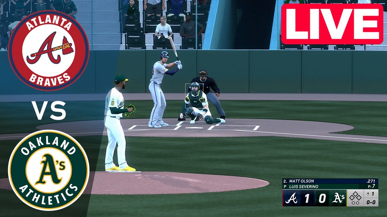 MLB LIVE🔴 Atlanta Braves vs Oakland Athletics - Jul 8, 2025 | Full Game MLB 2025 EN VIVO