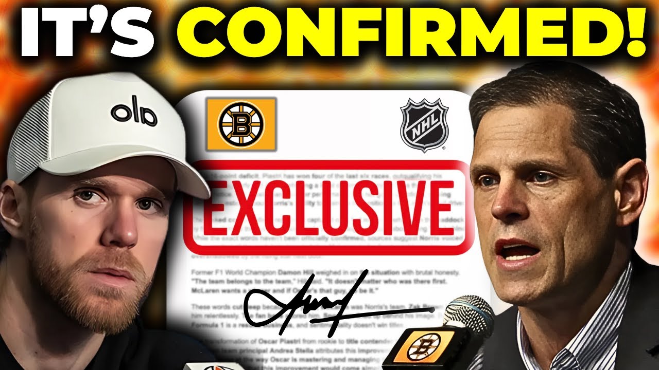 3 MINS AGO: McDavid Just Called Out Bruins’ Bold Mission—and Shocked Everyone!