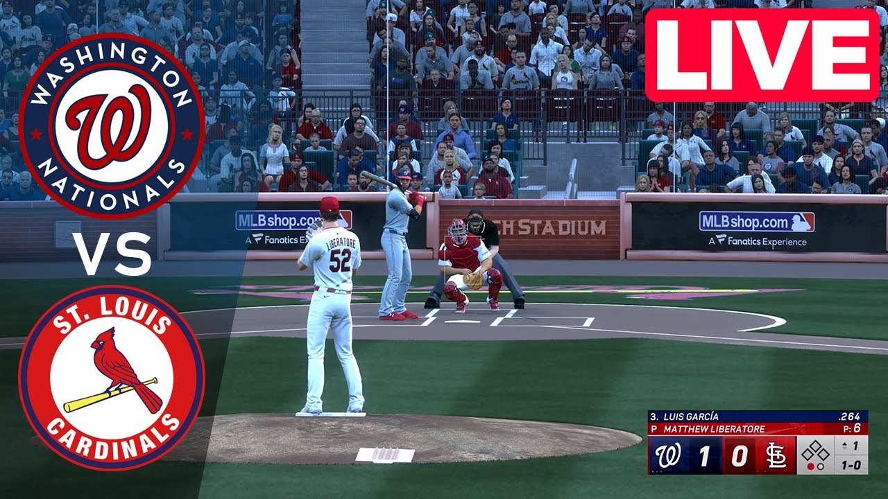 MLB LIVE🔴 St. Louis Cardinals vs Washington Nationals - Jul 9, 2025 | Full Game MLB 2025 EN VIVO
