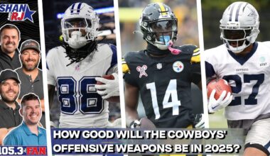 Where Do The Cowboys Stand In The NFL Offensive Weapons Power Rankings? | Shan & RJ