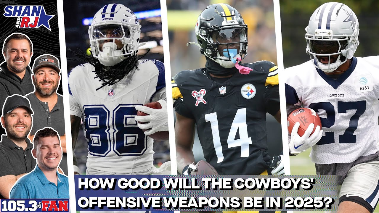 Where Do The Cowboys Stand In The NFL Offensive Weapons Power Rankings? | Shan & RJ