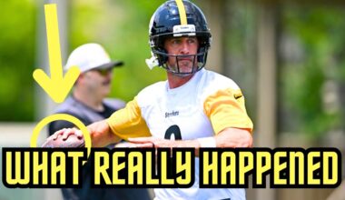 Aaron Rodgers TOSS'N NUKES At Pittsburgh Steelers Practice | 2025 Minicamp