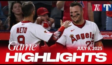 Rangers vs. Angels Game Highlights (7/9/25) | MLB Highlights
