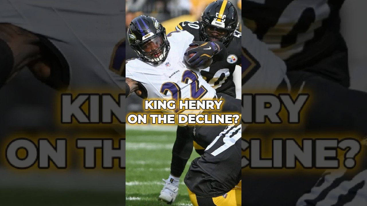 Why Derrick Henry’s Regression Could Open The Door For The Steelers To Win The AFC North #shorts