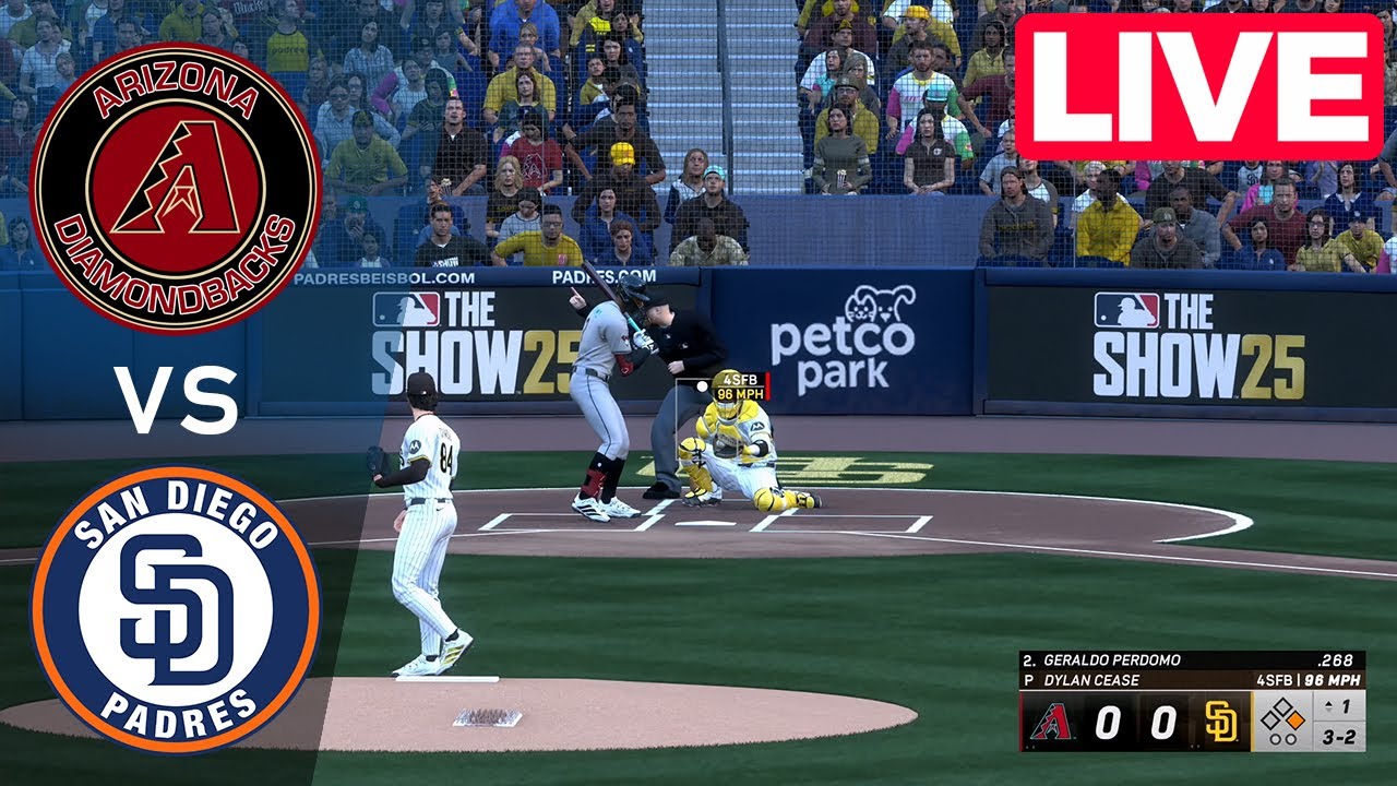 MLB LIVE🔴 San Diego Padres vs Arizona Diamondbacks - Jul 9, 2025 | Full Game MLB 2025 EN VIVO