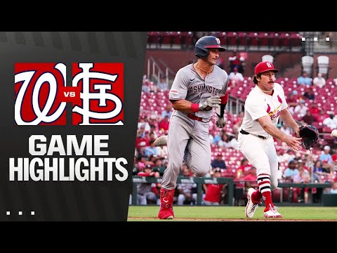 Nationals vs. Cardinals Game Highlights (7/10/25) | MLB Highlights