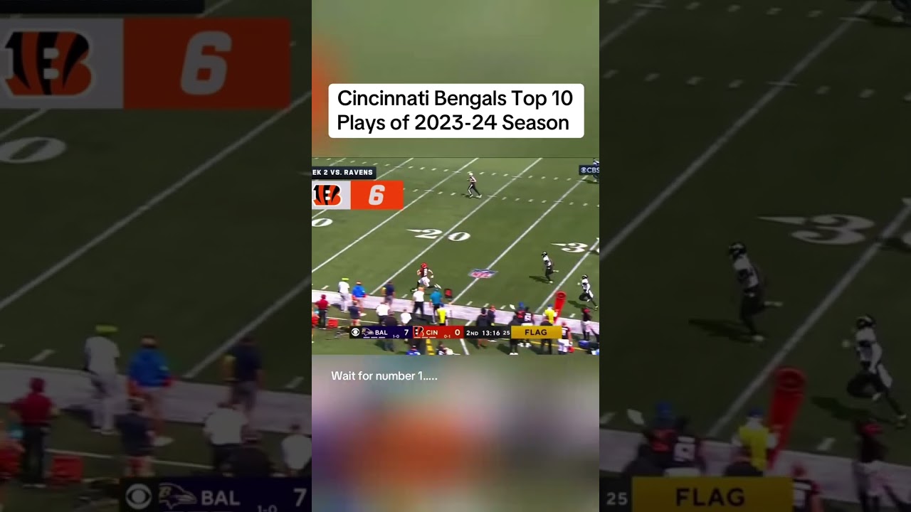 Top 10 Cincinnati Bengals Moments That Shocked Everyone! 2023-24 Season! #nfl #shorts