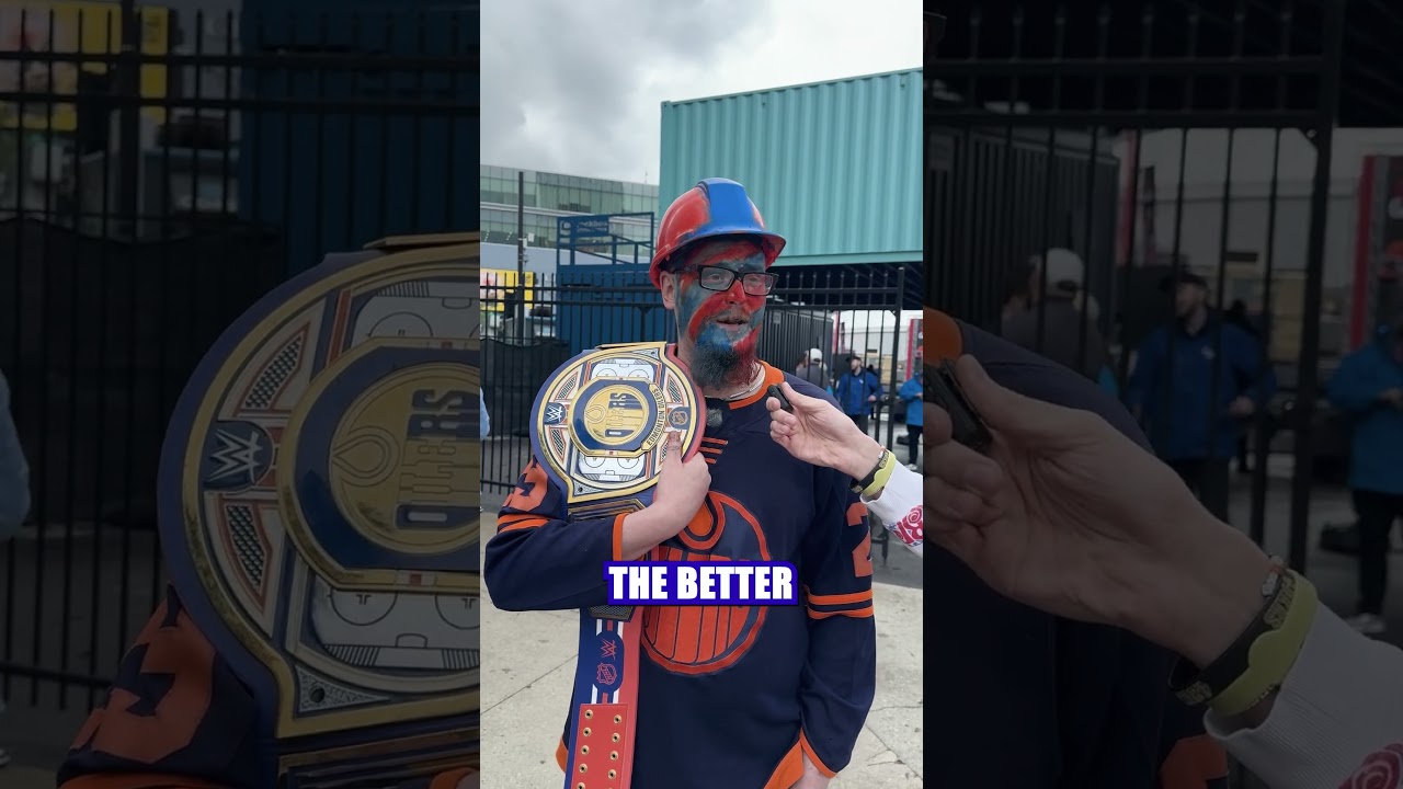 This Edmonton Oilers WWE Belt Is Insane! 🔥