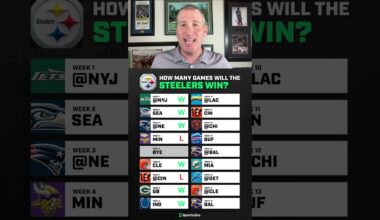 How many wins for the Steelers? 👀 #steelers #nflpredictions #nflbetting #afcnorth