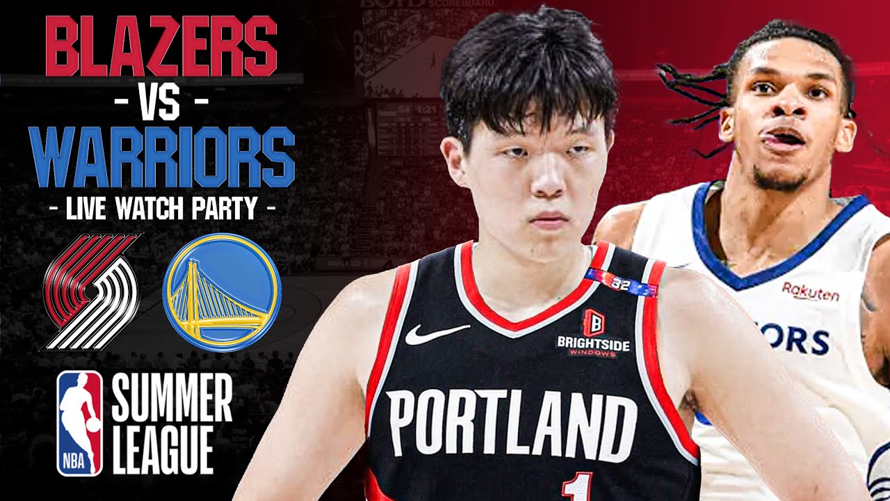 Portland Trail Blazers vs Golden State Warriors | Watch Party | Play-by-Play | Live Feed