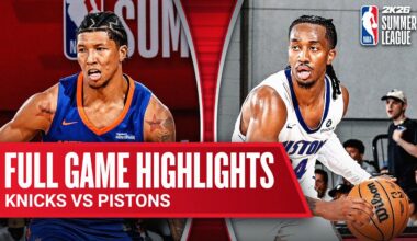 KNICKS vs PISTONS | NBA SUMMER LEAGUE | FULL GAME HIGHLIGHTS | July 11, 2025