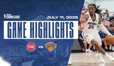 GAME HIGHLIGHTS | Detroit Pistons vs New York Knicks | NBA 2K26 Summer League