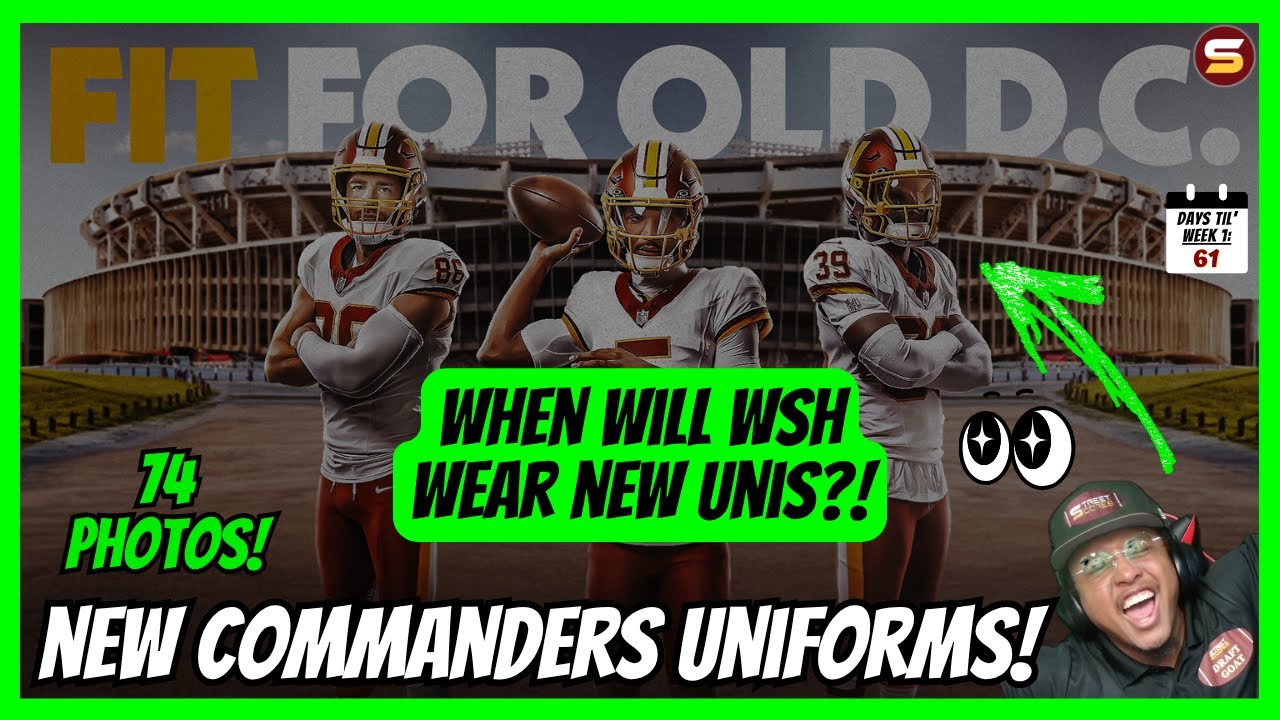 📸FIRST LOOK: NEW COMMANDERS UNIFORMS! Live Fan Reaction! | All 74 Photos Uploaded By Team!👀 SB Era!🔥