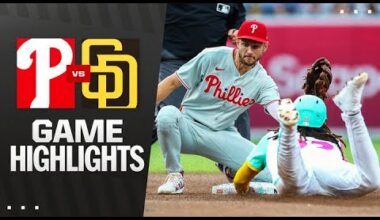 Phillies vs. Padres Game Highlights (7/11/25) | MLB Highlights