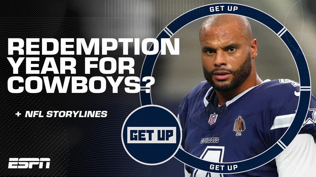 Dak Prescott poised for a BIG SEASON⁉️👀 + Predictions for Aaron Rodgers & the Steelers | Get Up