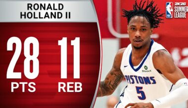 Ron Holland II Was IN HIS BAG vs Knicks In Summer League | July 11, 2025