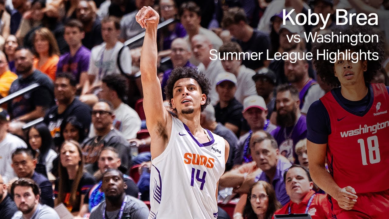 SHARP SHOOTER! Koby Brea scores 19 PTS vs Washington Wizards | Phoenix Suns Summer League 2025