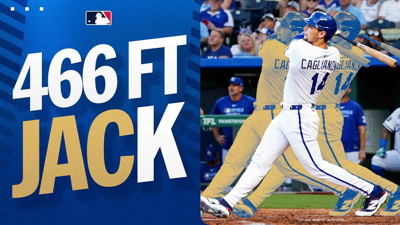 Jac Cag absolutely CRUSHES this ball over the walls! 466 FT!