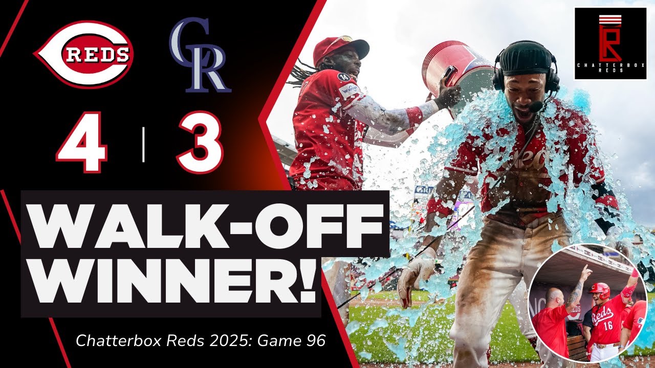 Will Benson and Noelvi Marte SPARK 9th Inning WALKOFF for Cincinnati Reds over Colorado Rockies