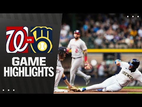 Nationals vs. Brewers Game Highlights (7/12/25) | MLB Highlights