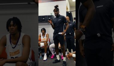 🎥 Inside the locker room with the Summer Suns after last night's win. #shorts | Phoenix Suns