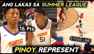 🇵🇭 Fil-Am Star Player sa Phoenix Suns ng NBA Summer League! Tumitira ng Malayo! | Highlights