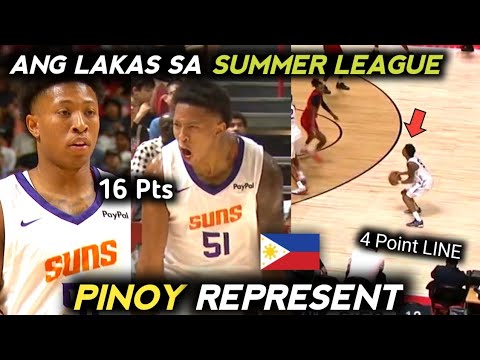 🇵🇭 Fil-Am Star Player sa Phoenix Suns ng NBA Summer League! Tumitira ng Malayo! | Highlights