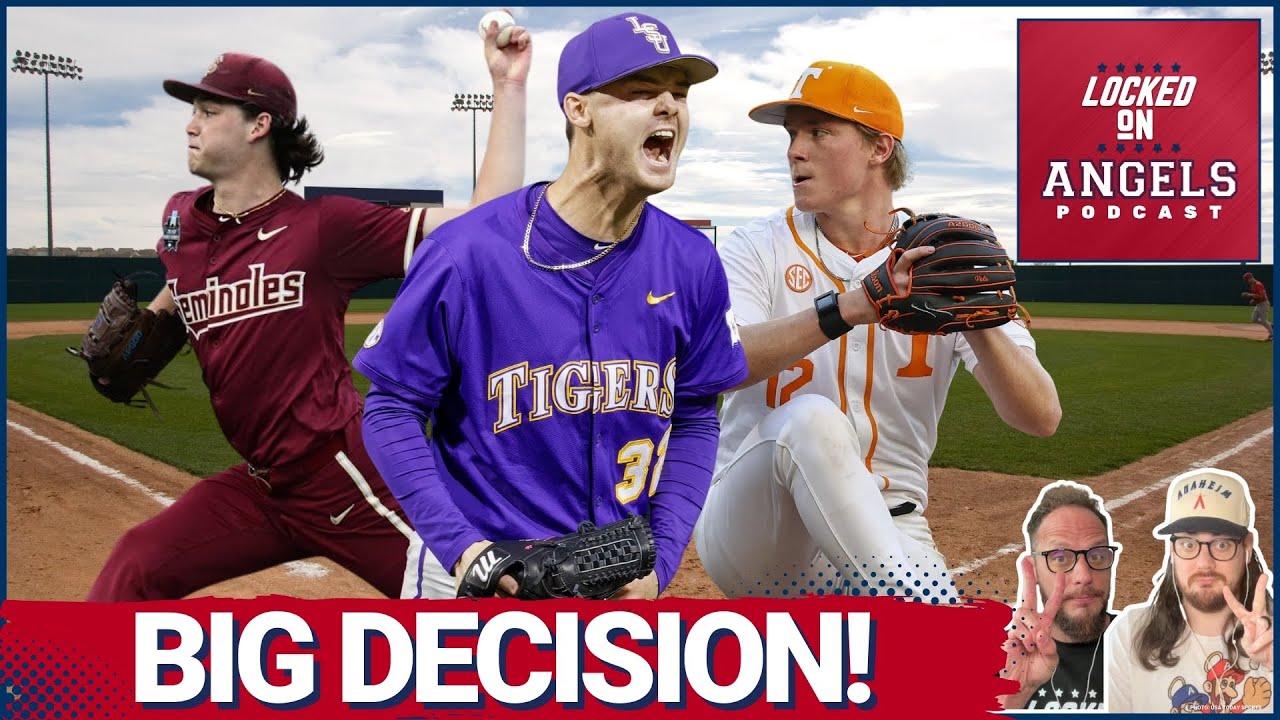 Los Angeles Angels Pick 2nd Overall in 2025 MLB Draft: Who Will They Take? How Should They Draft?