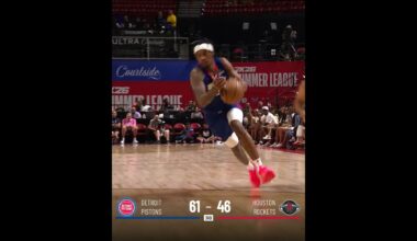 3rd Quarter Highlights | Pistons vs Rockets #detroitpistons #pistons #nba #nbasummerleague