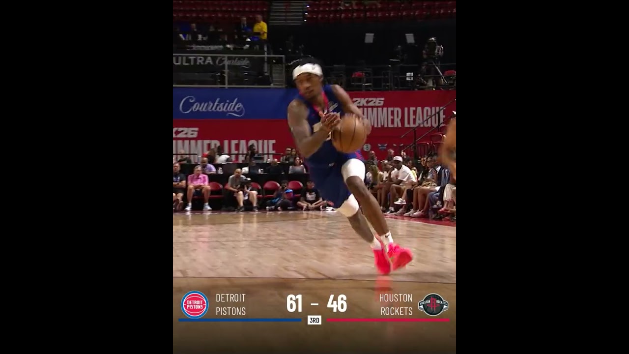 3rd Quarter Highlights | Pistons vs Rockets #detroitpistons #pistons #nba #nbasummerleague