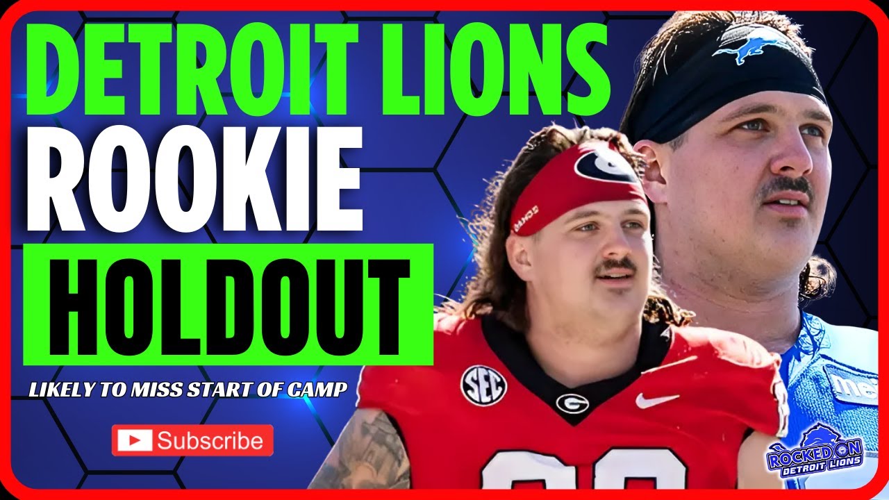 Detroit Lions Tate Ratledge CONTRACT HOLDOUT!