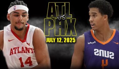 Atlanta Hawks vs Phoenix Suns Full Game Highlights - July 13, 2025 | NBA Summer League