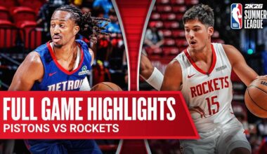 ROCKETS vs PISTONS | NBA SUMMER LEAGUE | FULL GAME HIGHLIGHTS | July 13, 2025