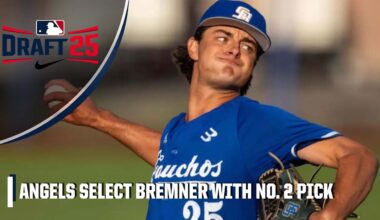 Los Angeles Angels select RHP Tyler Bremner with the No. 2 overall pick | 2025 MLB Draft