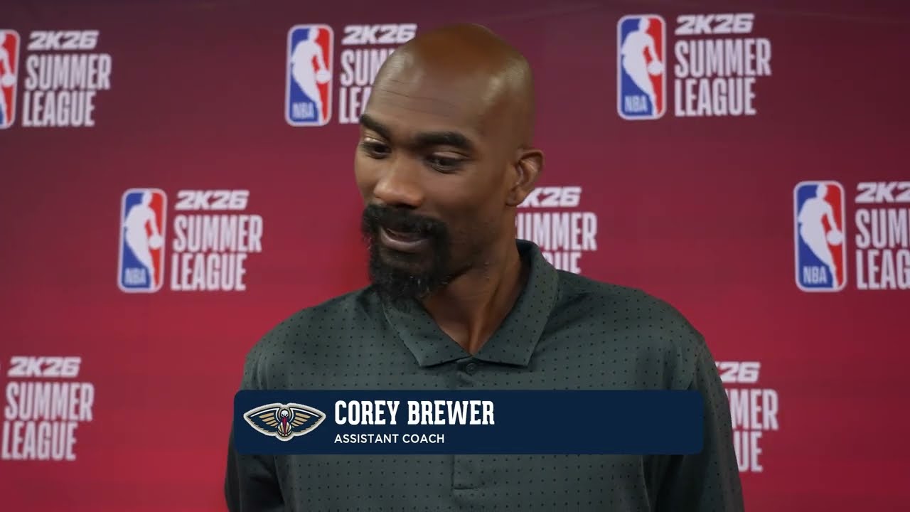 Corey Brewer | Pelicans-Lakers Postgame Interview | 2025 NBA Summer League